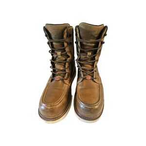 Brown Brunt the Marin Men's 8" Comp Toe Waterproof Boots Size 11.5